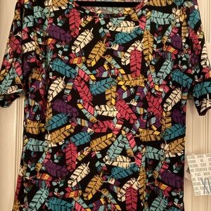LulaRoe Gigi Feather design NWT Size XL